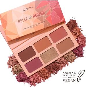 Moira Belle & Rouge Blush Palette - Pink, Gold, Brown Hues